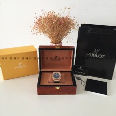 위블로 클래식 청판 금장 우레탄 가죽 시계